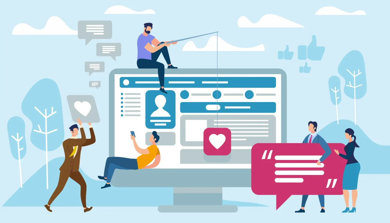 manejo de redes sociales