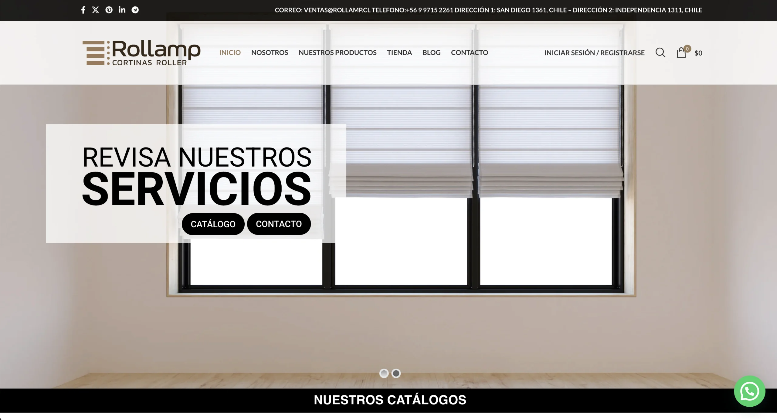 Nuevos diseño web